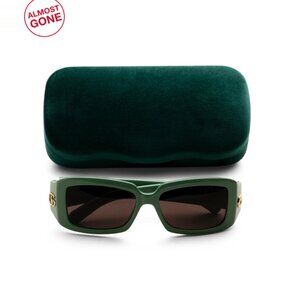 GUCCI Green 54mm Square Sunglasses
